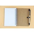 China Custom School Student Hardcover Wholesale Kraft Journal/Diary Spiral Kraft Paper Planner Notebook
